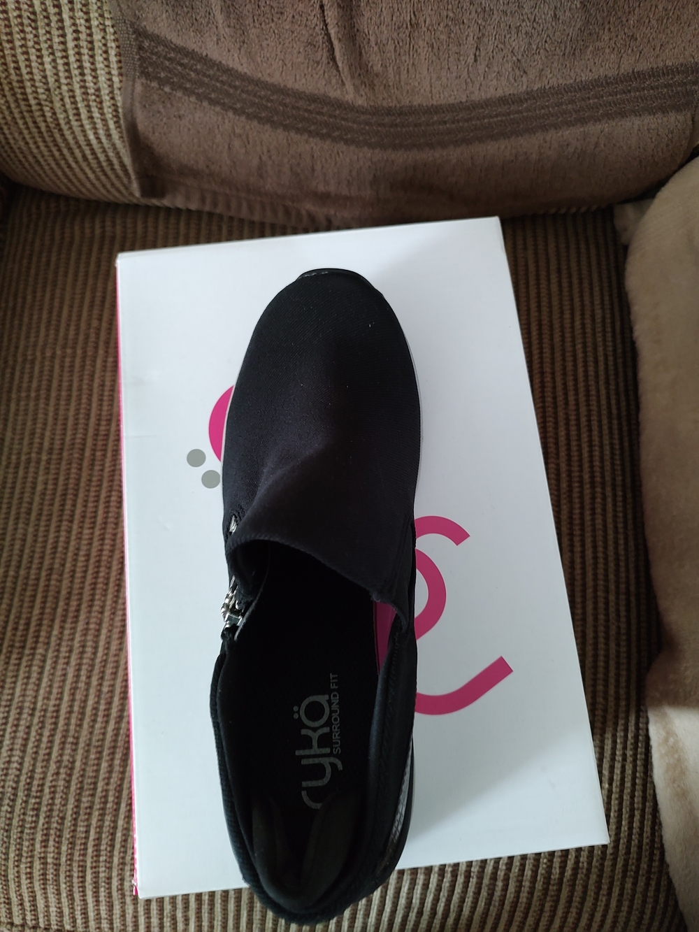 Ryka Black Slip-On Women’s Walking Shoe